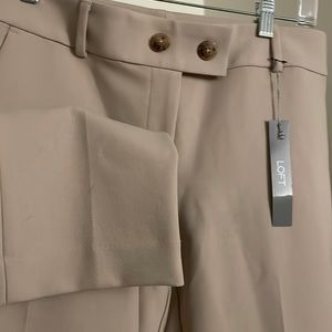 LOFT Beige Slim Pants